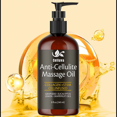 Celluva Anti Cellulite Massage Oil - 8 FL oz