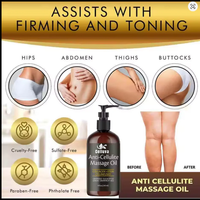 Celluva Anti Cellulite Massage Oil - 8 FL oz