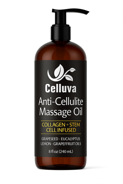 Celluva - Anti-Cellulite Body Oil with Collagen – 8 Fl Oz
