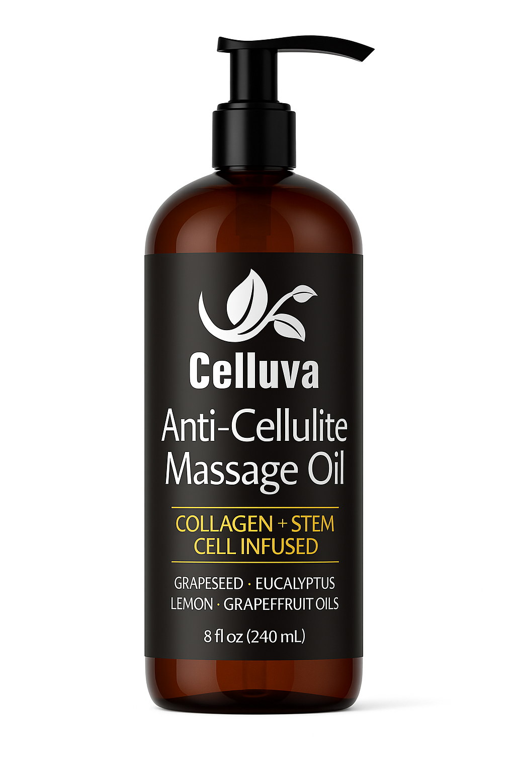 Celluva - Anti-Cellulite Body Oil with Collagen – 8 Fl Oz