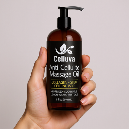 Celluva Anti Cellulite Massage Oil - 8 FL oz