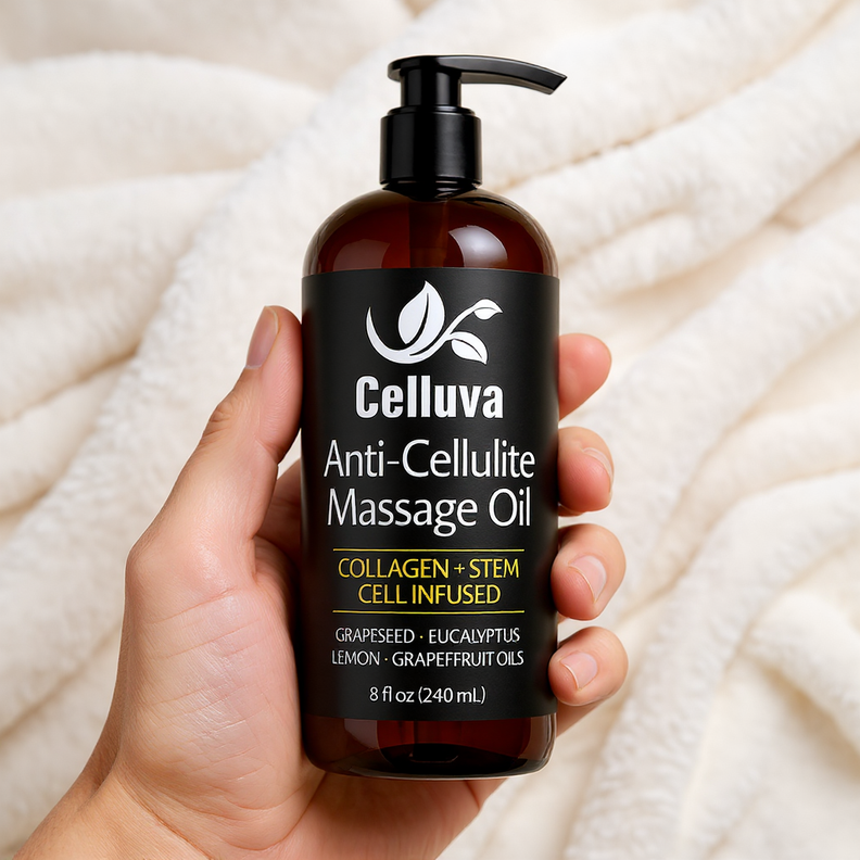 Celluva Anti Cellulite Massage Oil - 8 FL oz